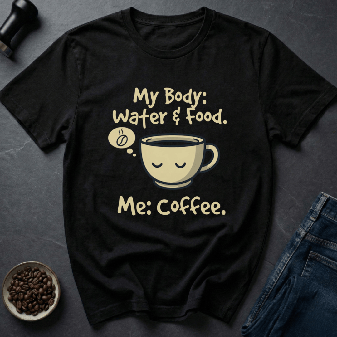 Coffee graphic Coffee Life T-Shirt in by Caffeine Dept