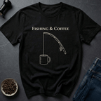Coffee graphic Fish Coffee T-Shirt in by Caffeine Dept