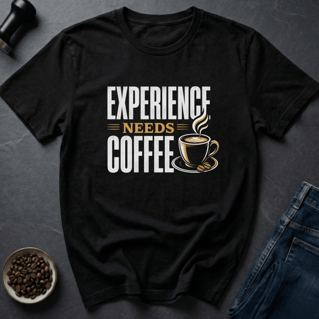 Coffee graphic Skilled Sip T-Shirt in by Caffeine Dept