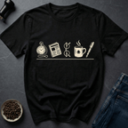 Coffee graphic Daily Ritual T-Shirt in by Caffeine Dept