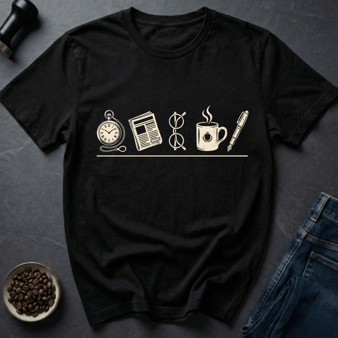 Coffee graphic Daily Ritual T-Shirt in by Caffeine Dept