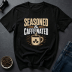 Coffee graphic Aged Energy T-Shirt in by Caffeine Dept