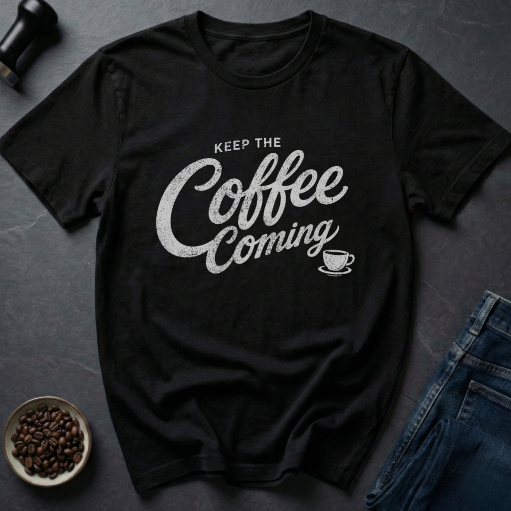 Coffee Arrives T-Shirt