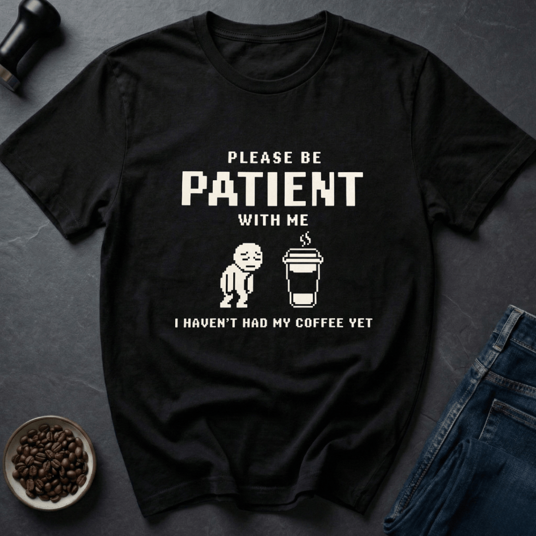 Coffee graphic Caffeine Pending T-Shirt in by Caffeine Dept