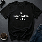 Coffee graphic Coffee Please T-Shirt in by Caffeine Dept