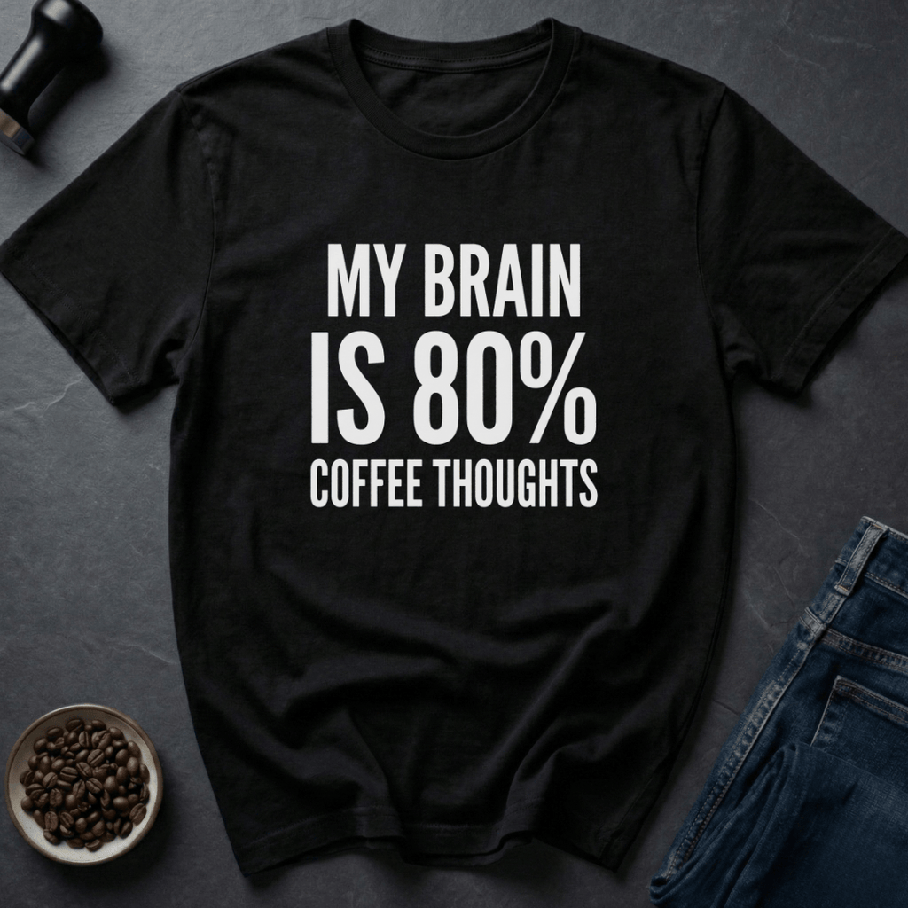Coffee graphic Bean Powered T-Shirt in by Caffeine Dept