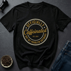 Coffee graphic Fully Wired T-Shirt in by Caffeine Dept