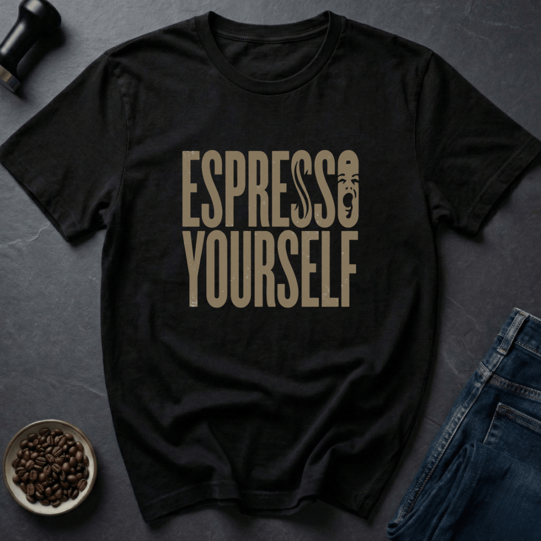 Coffee graphic Espresso Mood T-Shirt in by Caffeine Dept