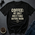 Coffee graphic Coffee Meeting T-Shirt in by Caffeine Dept