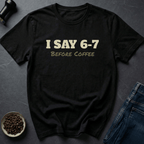 Coffee graphic Coffee Language T-Shirt in by Caffeine Dept