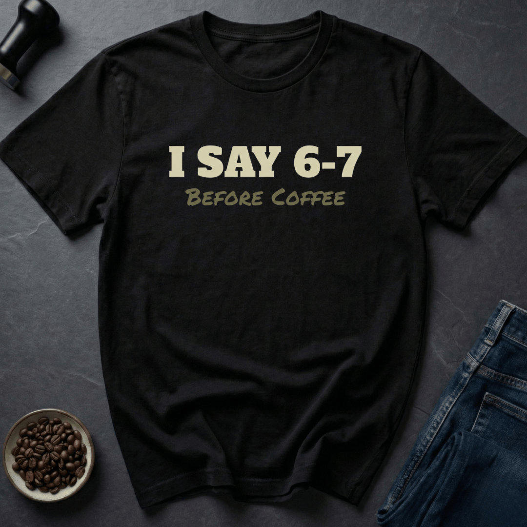 Coffee graphic Coffee Language T-Shirt in by Caffeine Dept