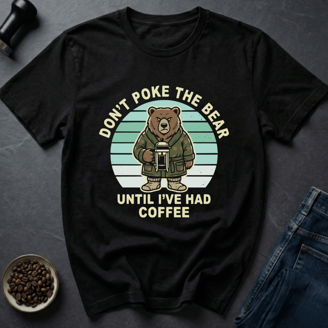 Coffee graphic Coffee Bear T-Shirt in by Caffeine Dept