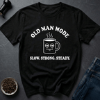 Coffee graphic Grandpa Grind T-Shirt in by Caffeine Dept
