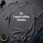 Coffee graphic Coffee Please T-Shirt in by Caffeine Dept