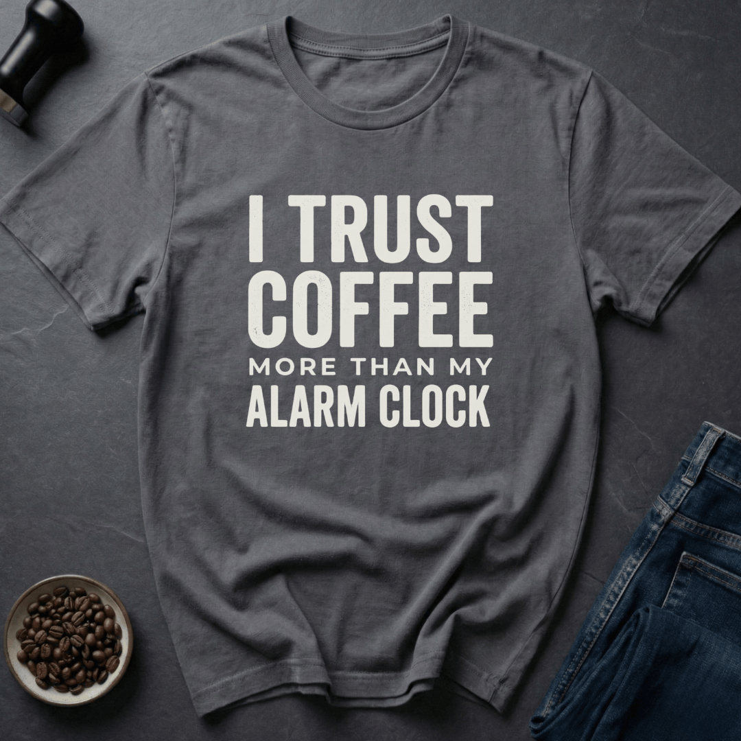 Coffee graphic Coffee Trust T-Shirt in by Caffeine Dept