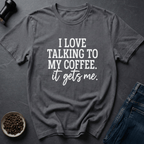 Coffee graphic Brew Whisperer T-Shirt in by Caffeine Dept