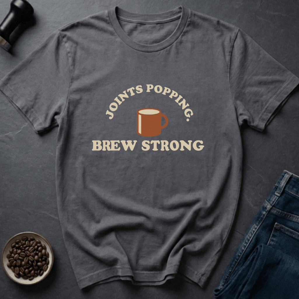 Coffee graphic Joints Popping T-Shirt in by Caffeine Dept