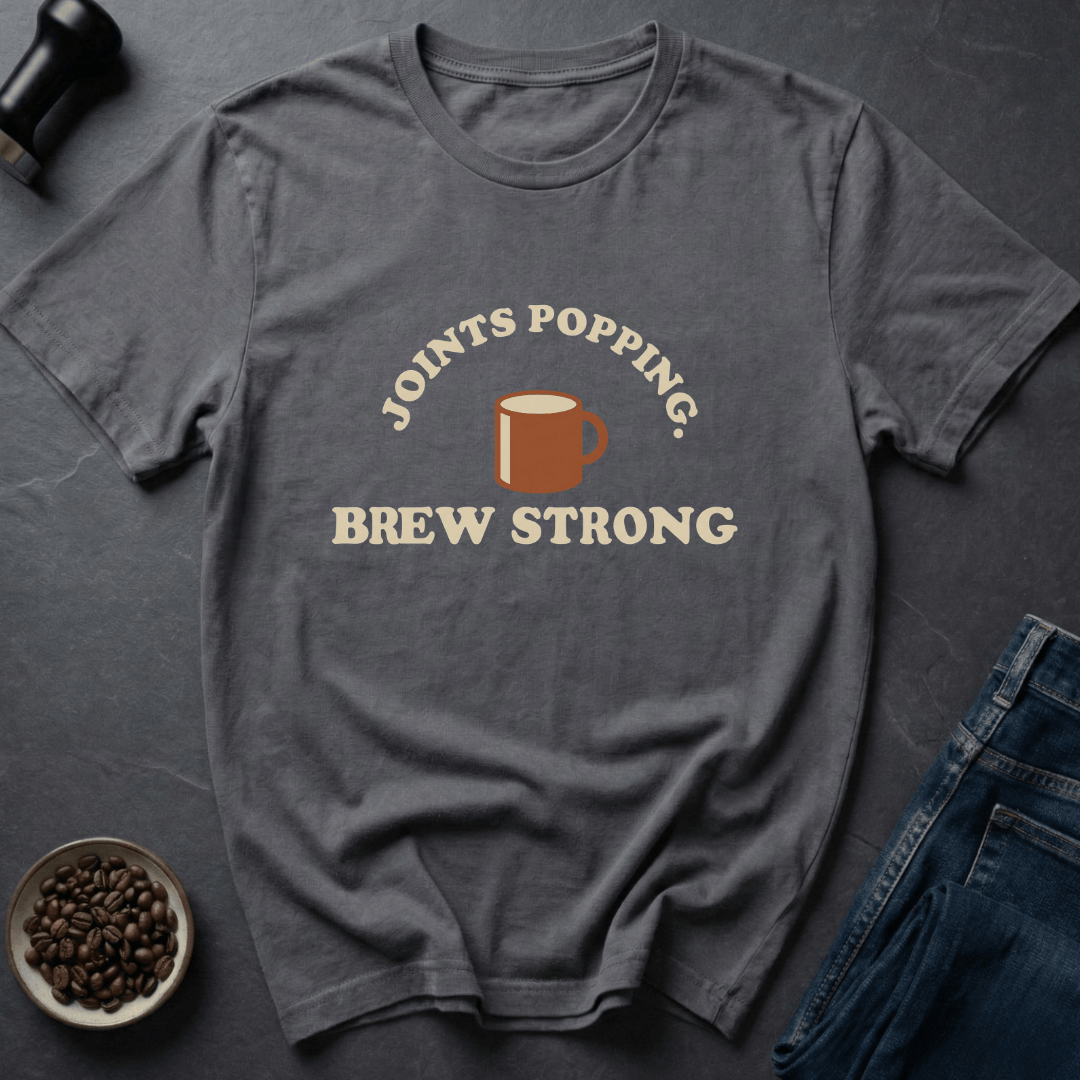 Coffee graphic Joints Popping T-Shirt in by Caffeine Dept