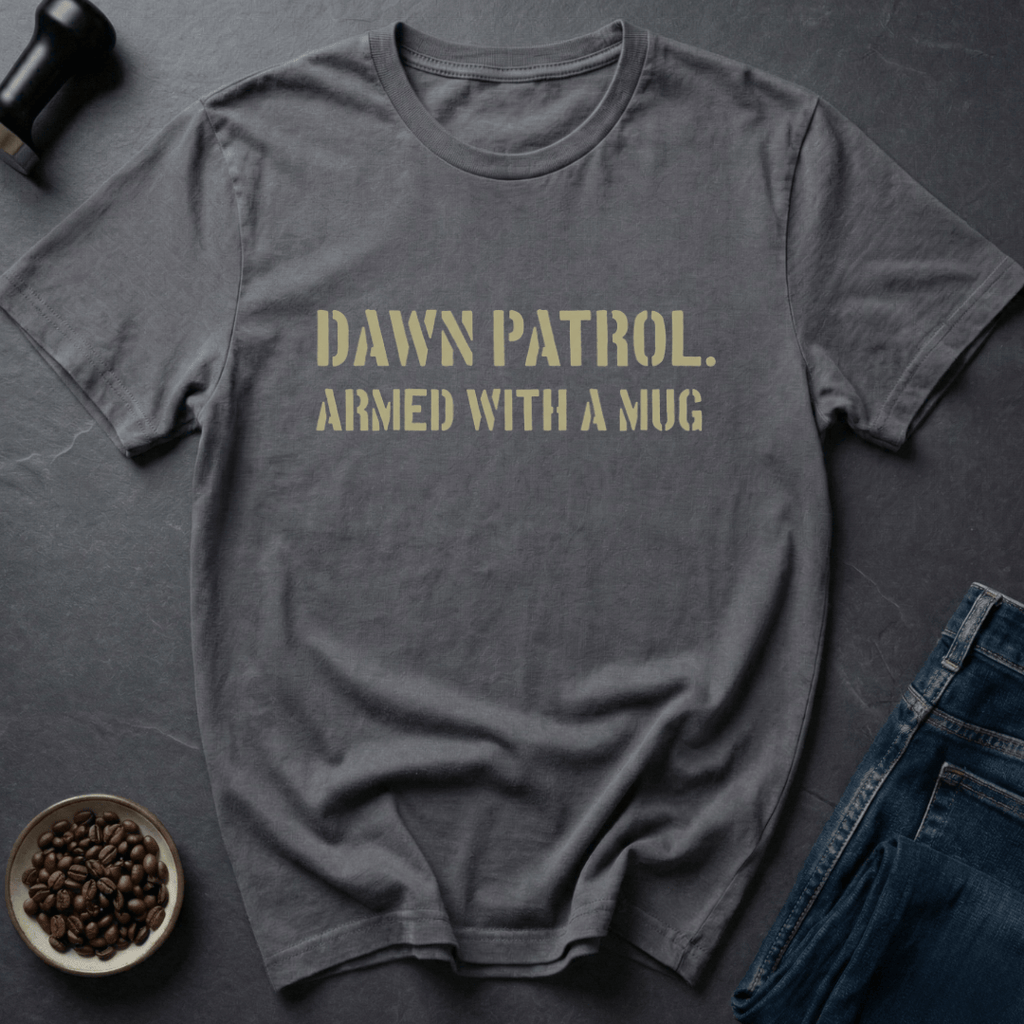 Coffee graphic Dawn Patrol T-Shirt in by Caffeine Dept