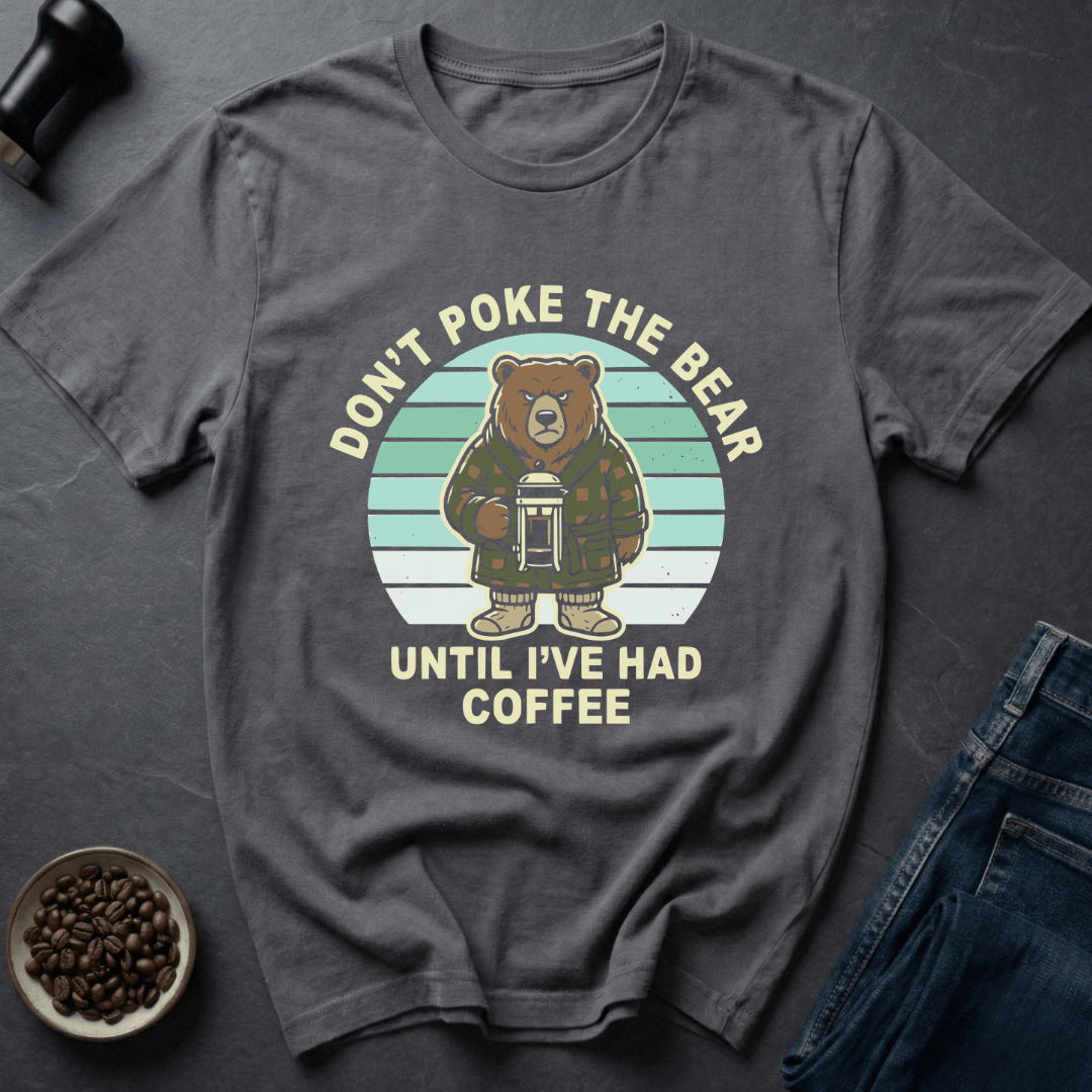 Coffee graphic Coffee Bear T-Shirt in by Caffeine Dept