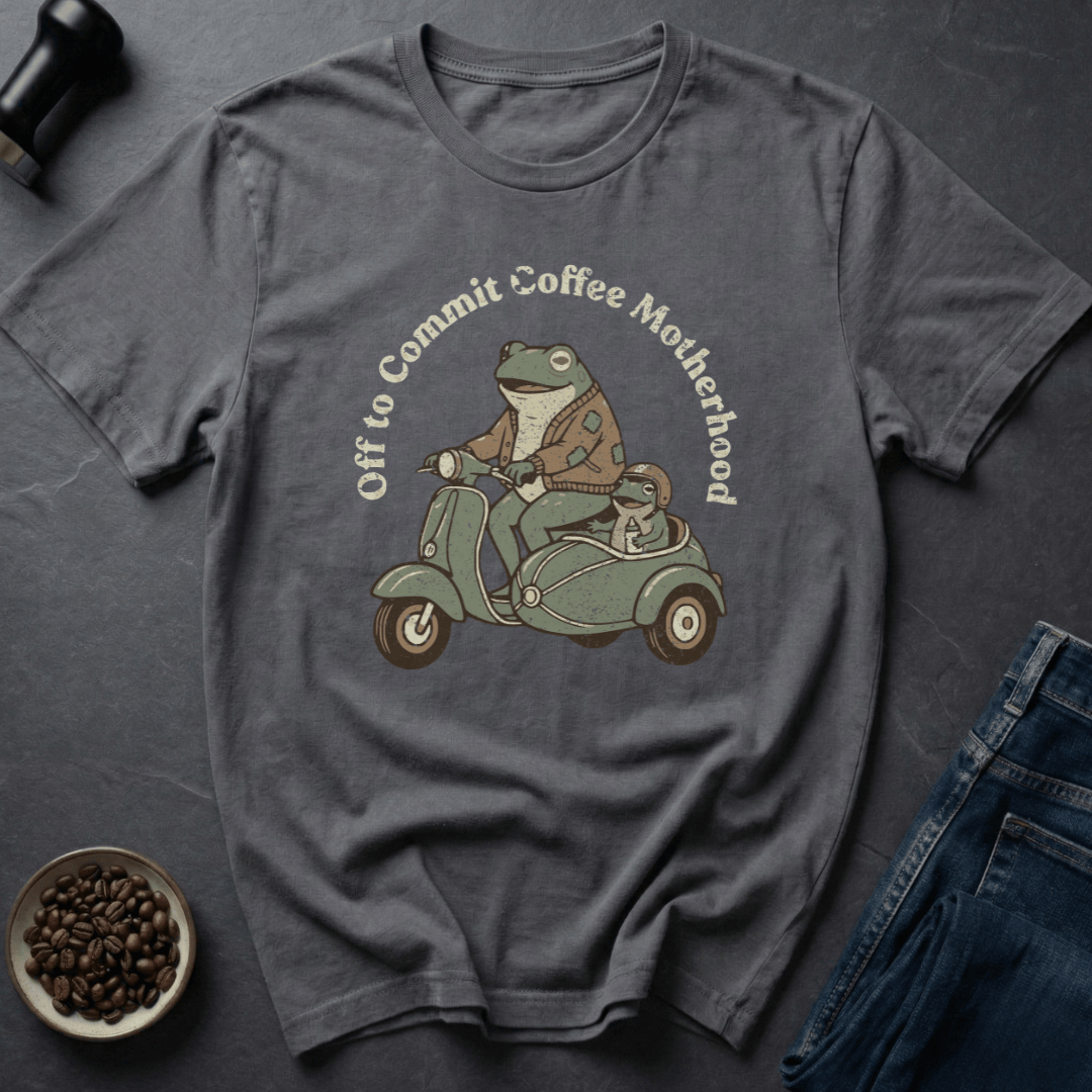 Coffee graphic Coffee Motherhood T-Shirt in by Caffeine Dept