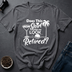 Coffee graphic Retired Life T-Shirt in by Caffeine Dept