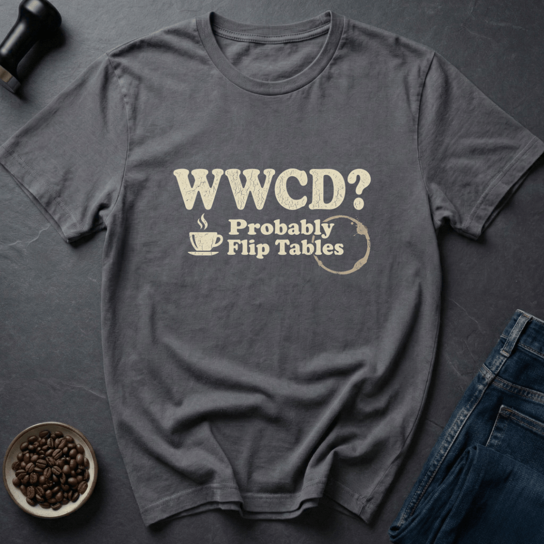 Coffee graphic Chaos Brew T-Shirt in by Caffeine Dept