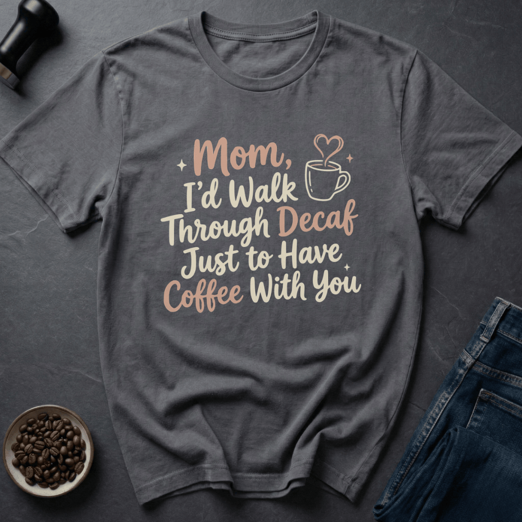 Coffee graphic Coffee With You T-Shirt in by Caffeine Dept