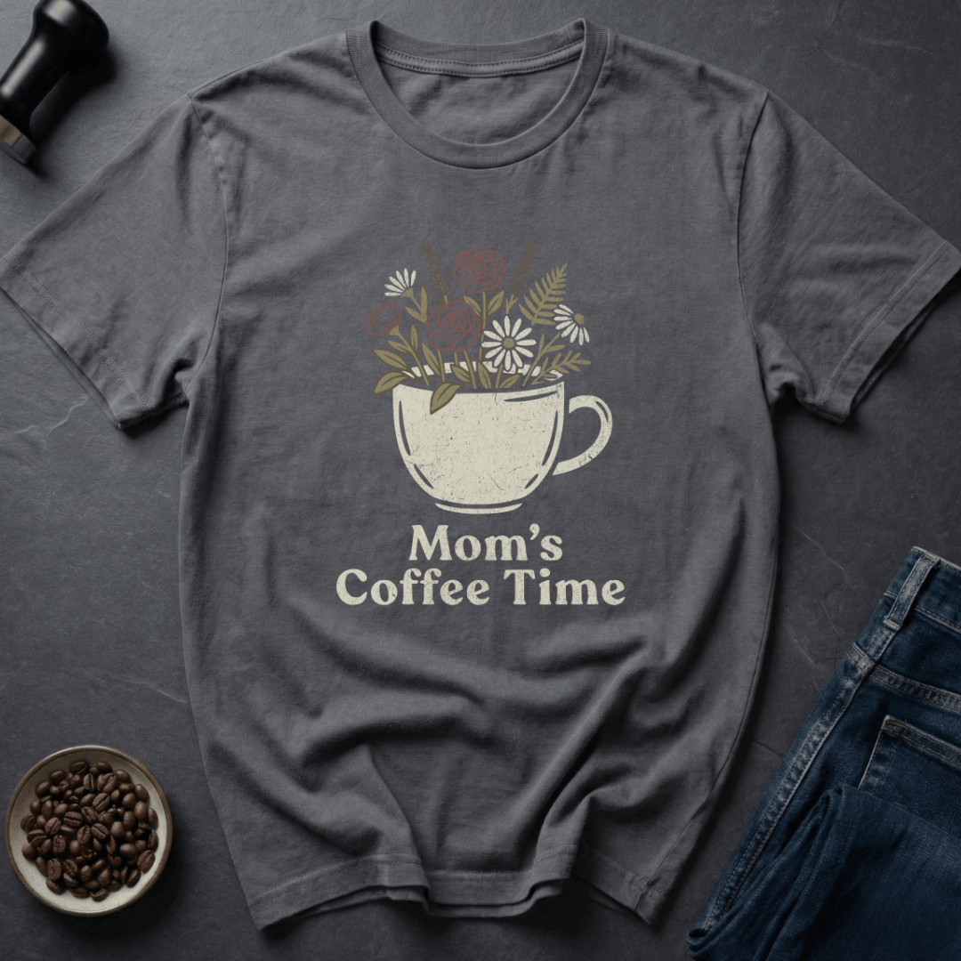 Coffee graphic Mom’s Coffee T-Shirt in by Caffeine Dept