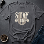 Coffee graphic Stay Grounded T-Shirt in by Caffeine Dept