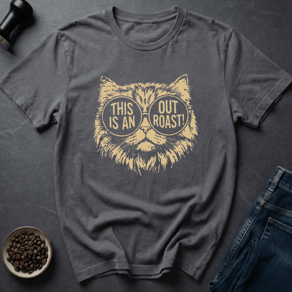 Coffee graphic Out Roast T-Shirt in by Caffeine Dept