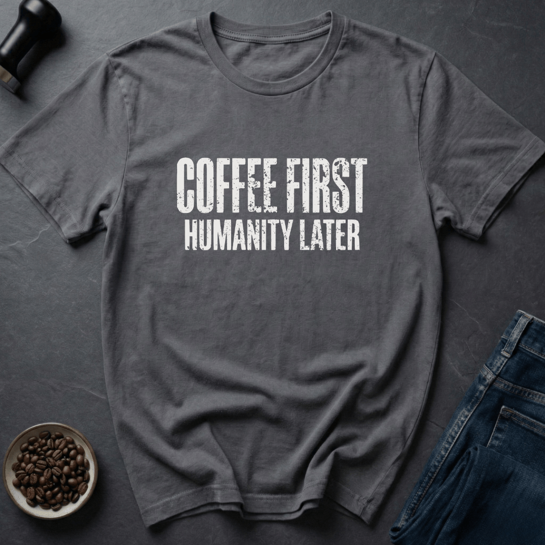 Coffee graphic Coffee Priority T-Shirt in by Caffeine Dept