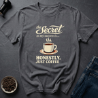 Coffee graphic Coffee Secret T-Shirt in by Caffeine Dept