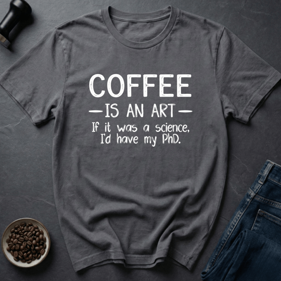 Coffee graphic Retro Barista T-Shirt in by Caffeine Dept