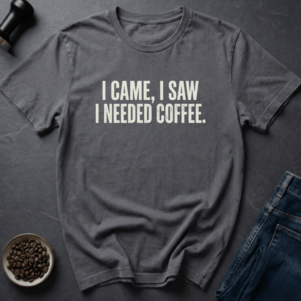 Coffee graphic Coffee Needed T-Shirt in by Caffeine Dept