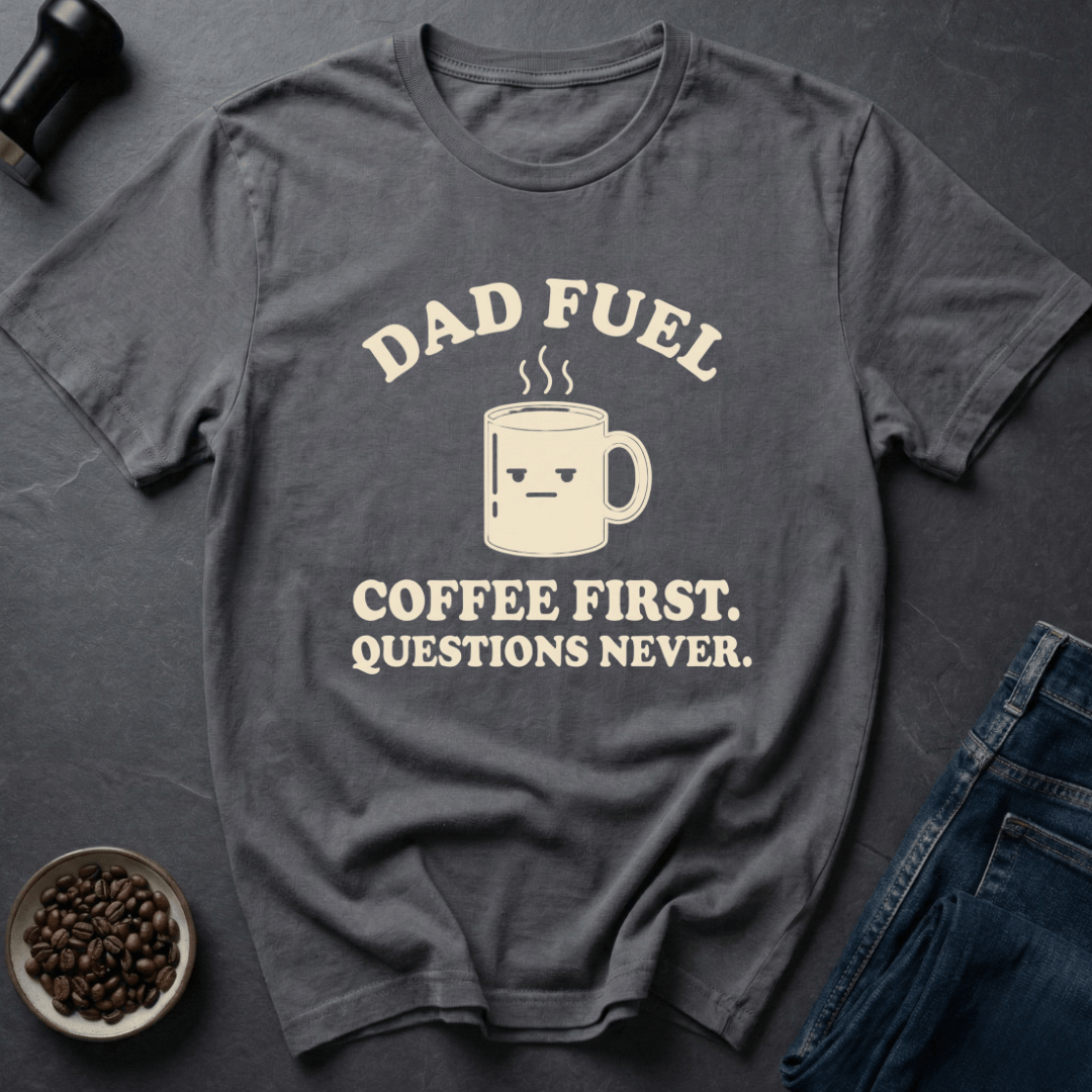 Coffee graphic Father Roast T-Shirt in by Caffeine Dept