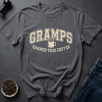 Coffee graphic Gramps Coffee T-Shirt in by Caffeine Dept