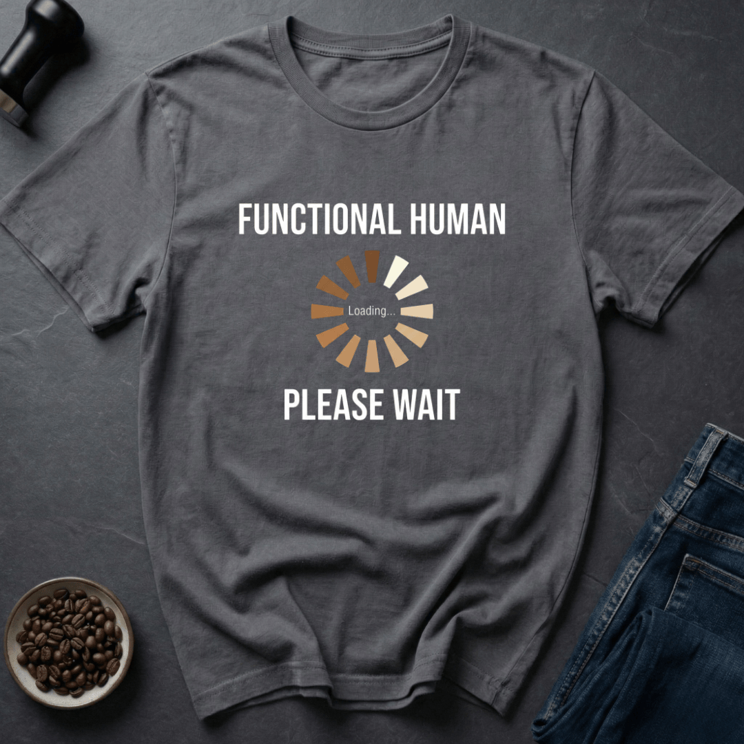 Coffee graphic Brain Buffering T-Shirt in by Caffeine Dept
