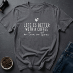 Coffee graphic More Coffee T-Shirt in by Caffeine Dept