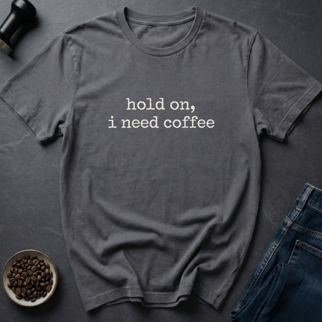 Coffee graphic Need Coffee T-Shirt in by Caffeine Dept