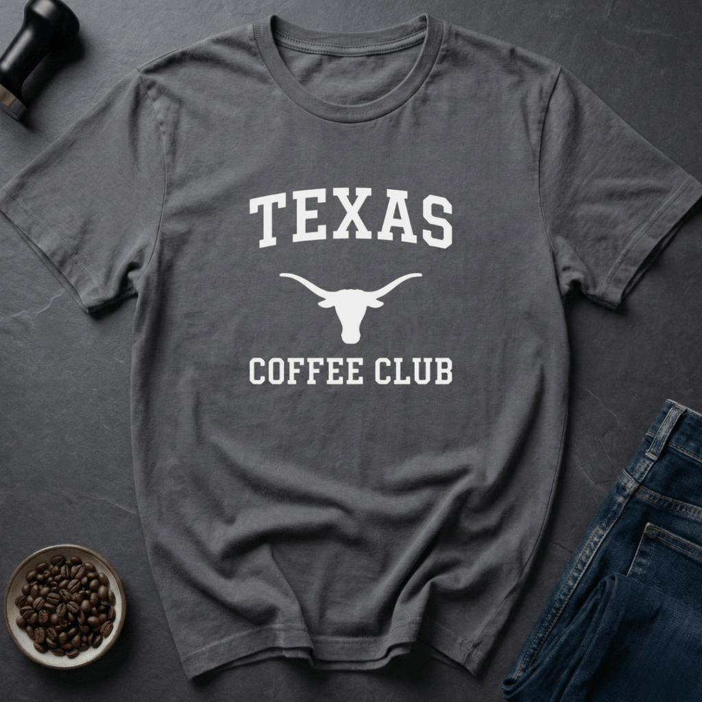 Coffee graphic Cowboy Roast T-Shirt in by Caffeine Dept