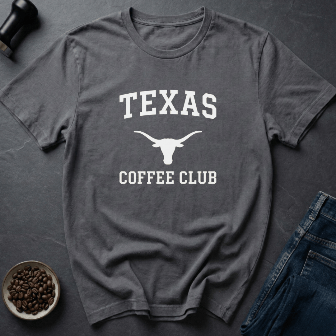 Coffee graphic Cowboy Roast T-Shirt in by Caffeine Dept