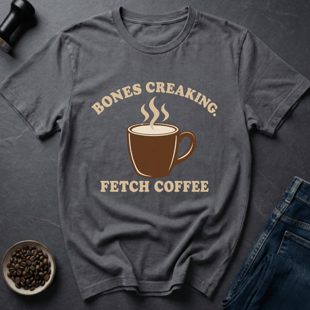 Coffee graphic Break Bones T-Shirt in by Caffeine Dept
