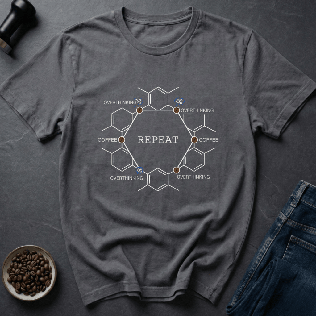 Coffee graphic Coffee Cycle T-Shirt in by Caffeine Dept
