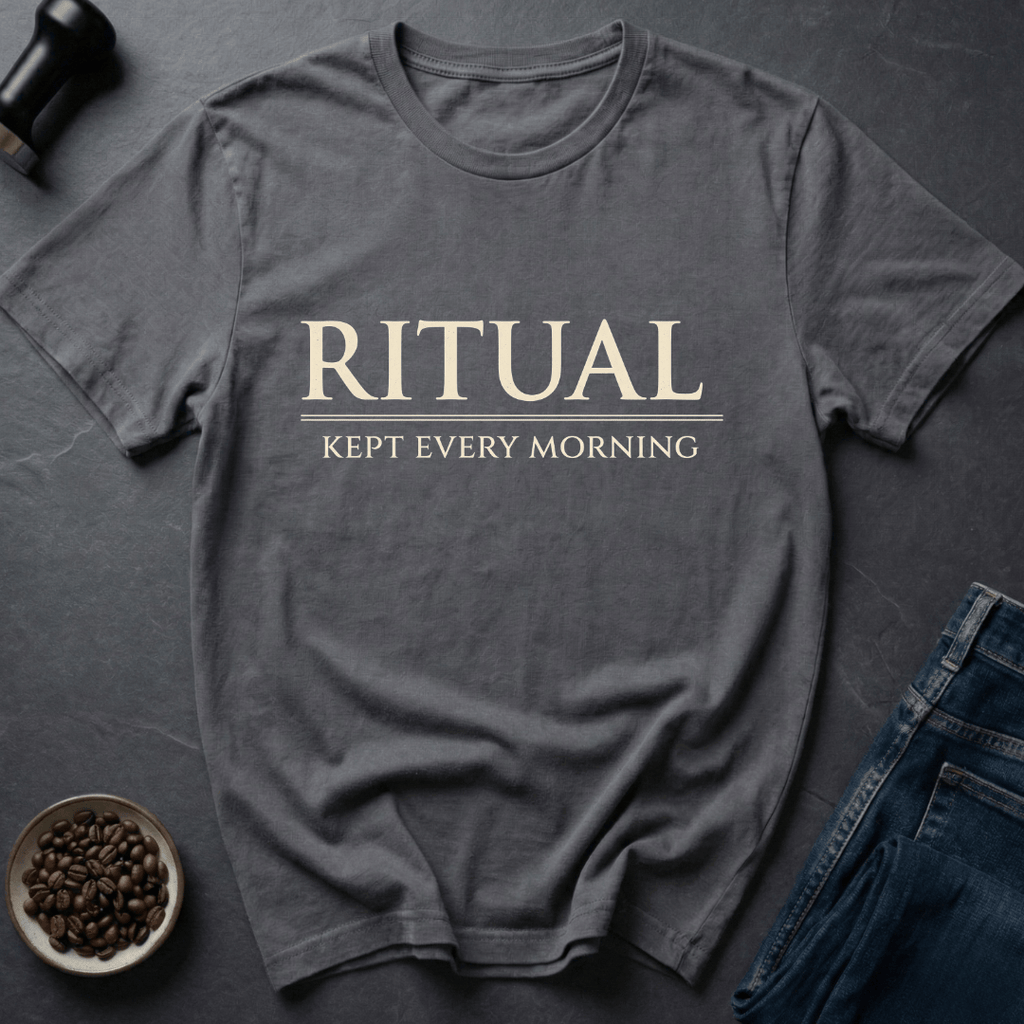 Coffee graphic Morning Ritual T-Shirt in by Caffeine Dept