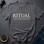 Coffee graphic Morning Ritual T-Shirt in by Caffeine Dept