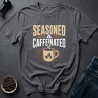 Coffee graphic Aged Energy T-Shirt in by Caffeine Dept