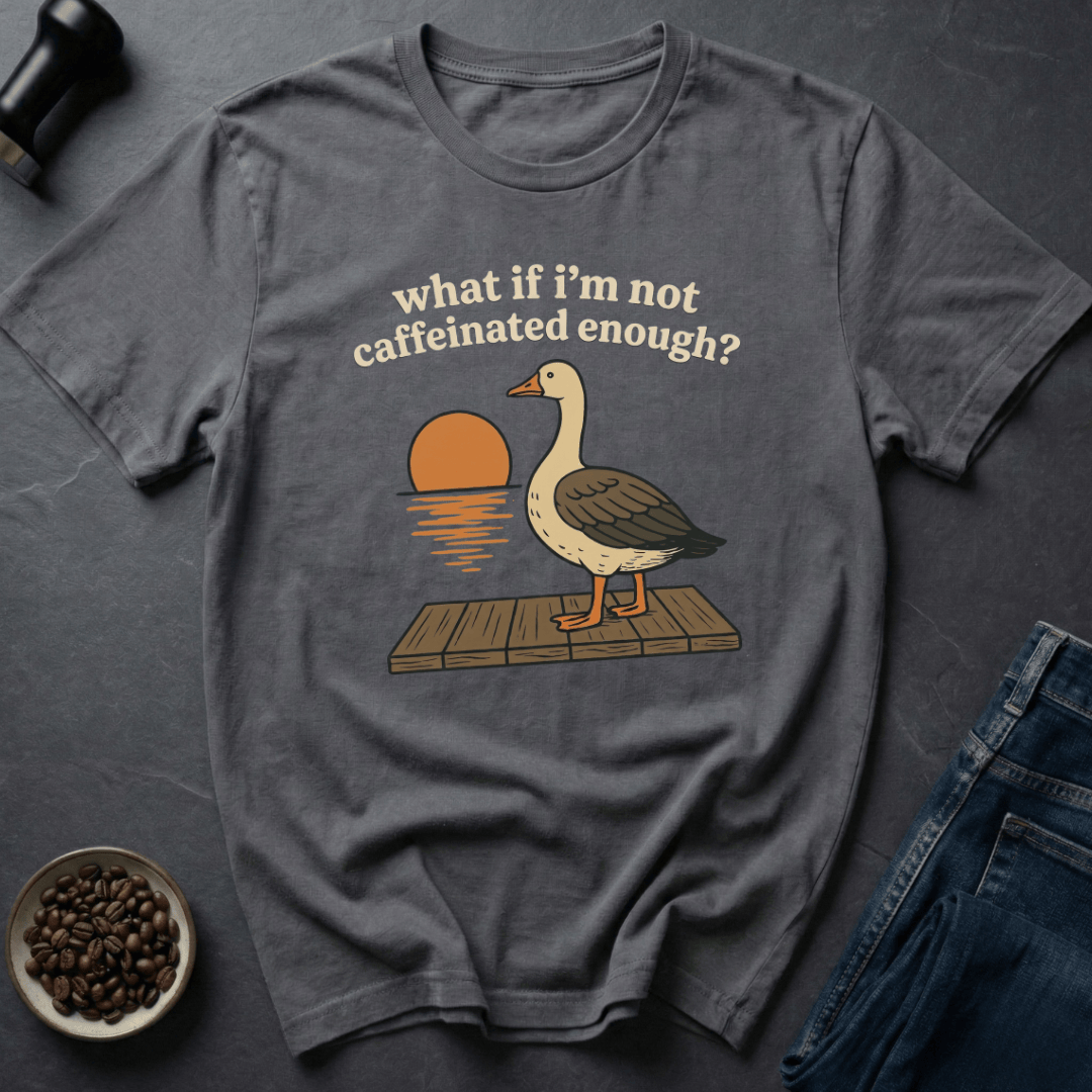 Coffee graphic Caffeine Goose T-Shirt in by Caffeine Dept