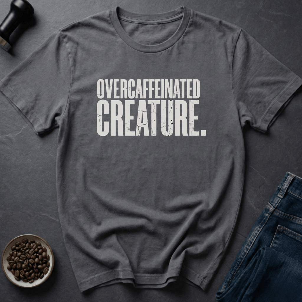 Coffee graphic Caffeinated Chaos T-Shirt in by Caffeine Dept