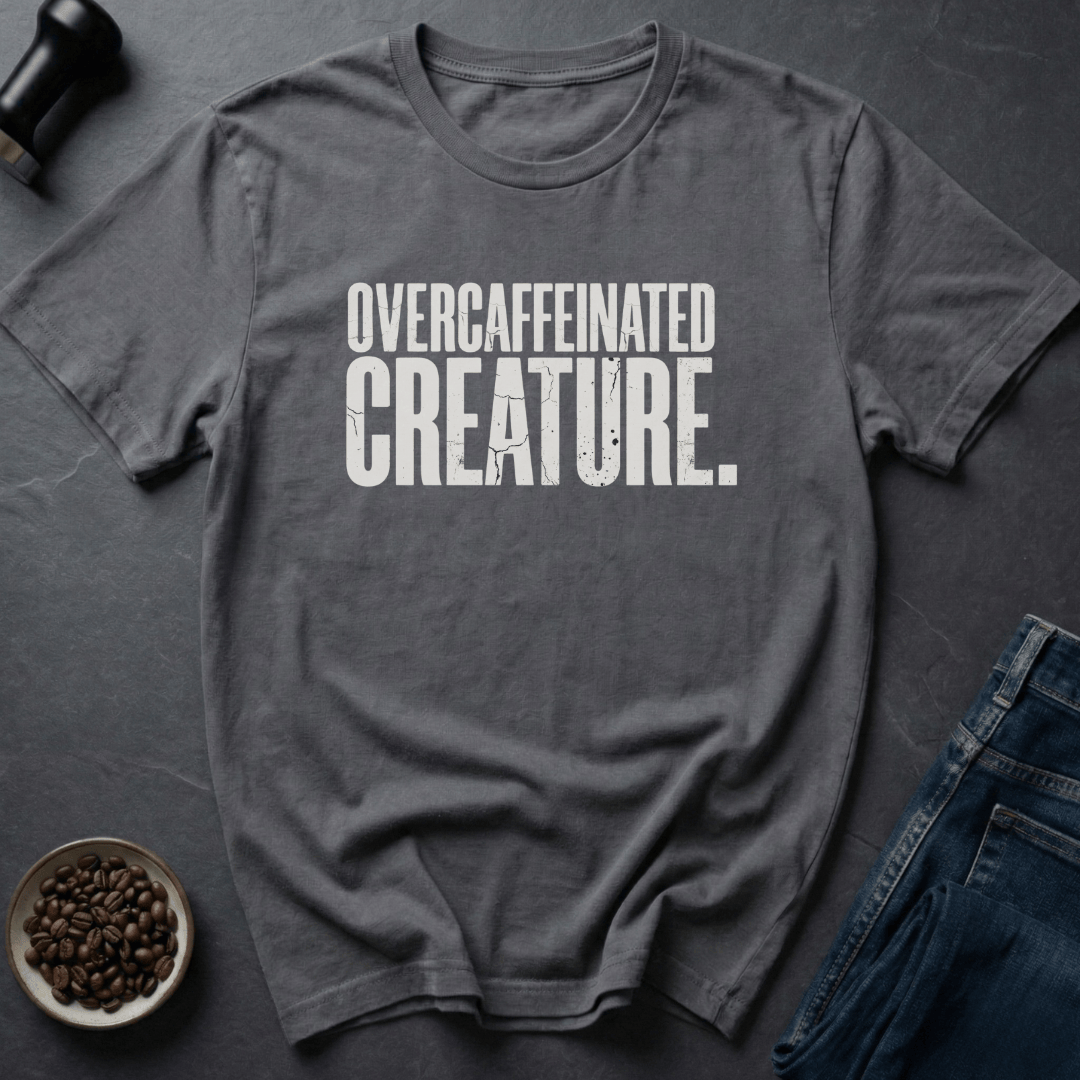 Coffee graphic Caffeinated Chaos T-Shirt in by Caffeine Dept